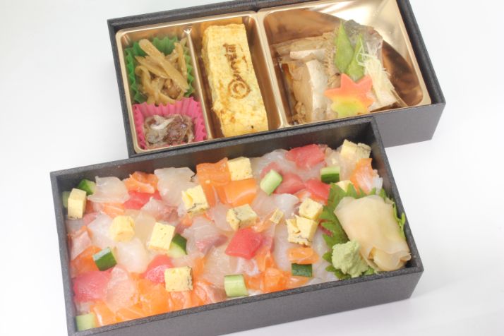 厳選鮮魚のばらちらし御膳~魚のあら炊き~