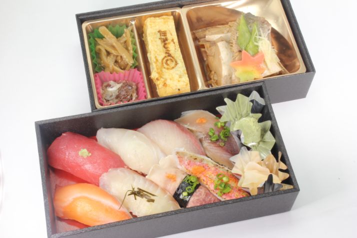 特選にぎり御膳~魚のあら炊き~